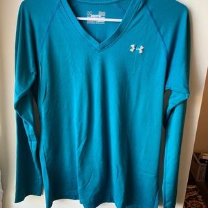 Blue Under Armour Long Sleeves Shirt